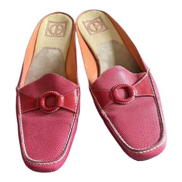 Cole Haan Womens Shoes Air Size 10B Pink Mule Slide Flat Pre Owned Retro - Picture 2 of 7
